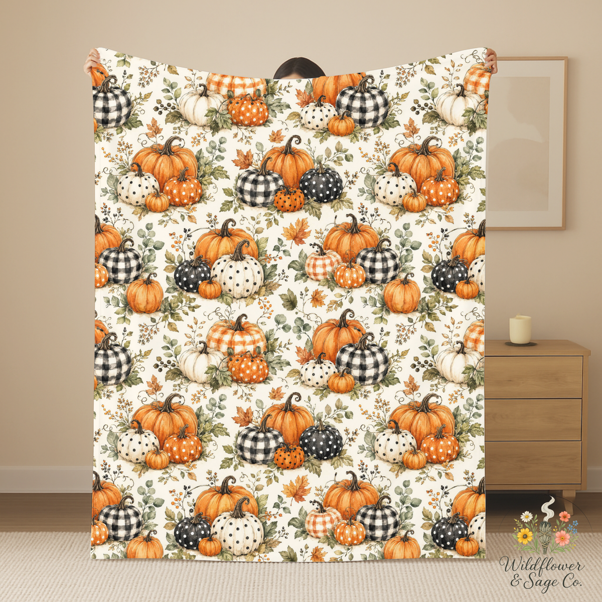 Pumpkin Patch Charm Minky