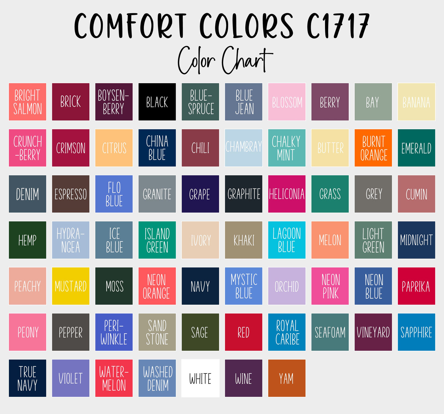 Comfort Color T-shirts