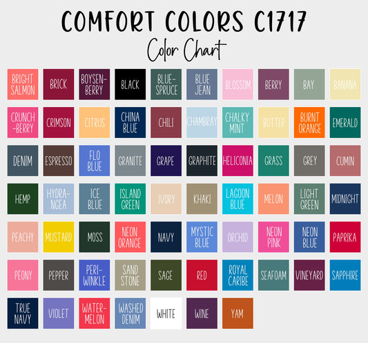 Comfort Color T-shirts - Adult