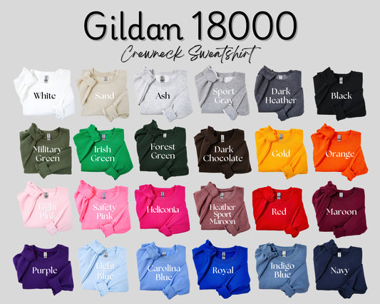 Crew Neck Sweatshirts - Adult