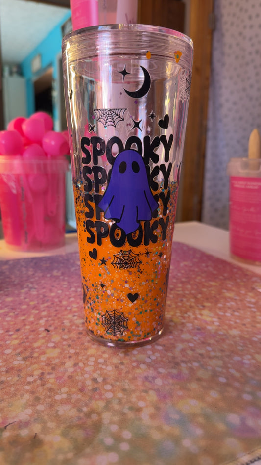 Spooky lava tumbler