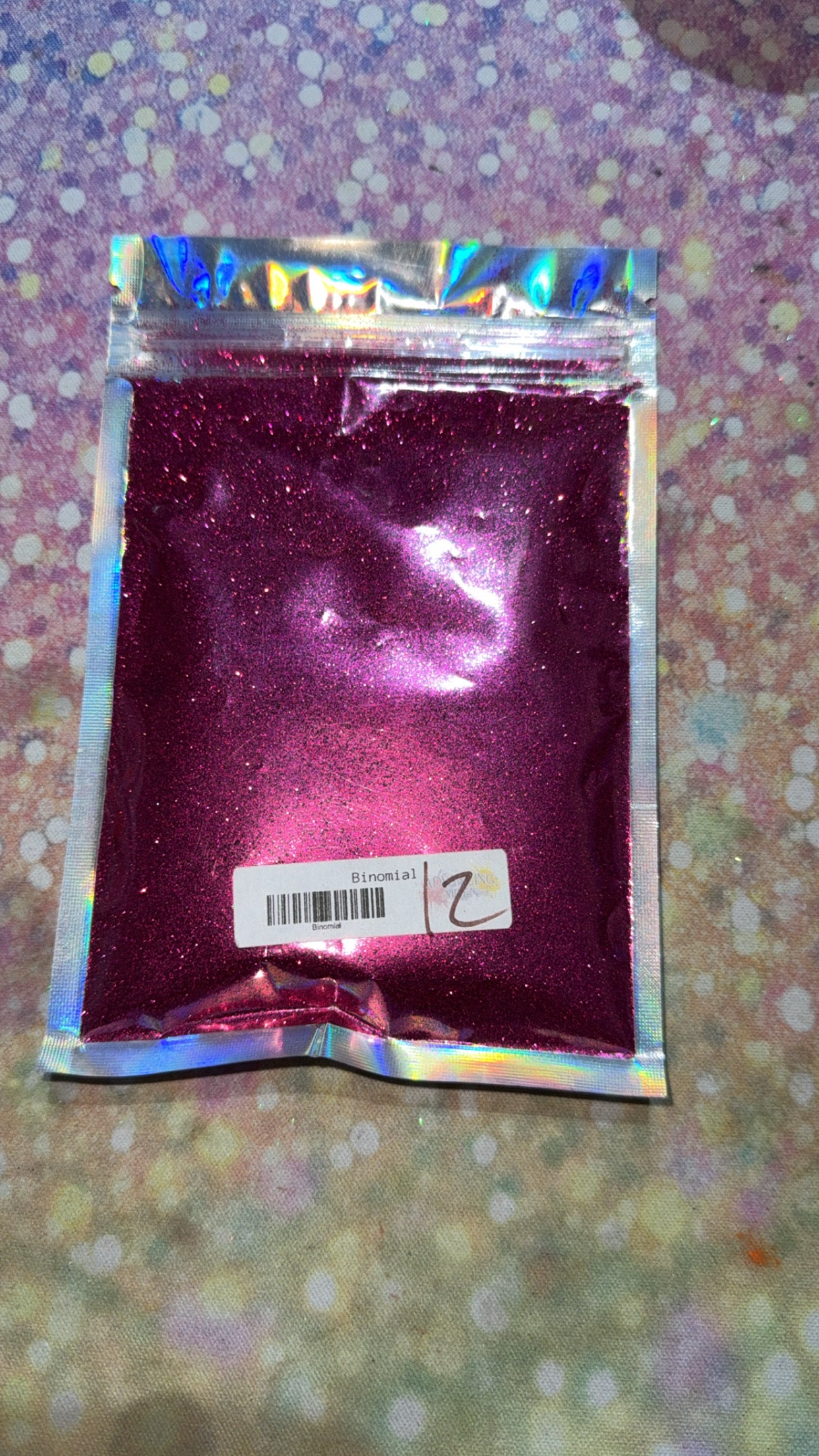 Custom RSVP Glitter Pen